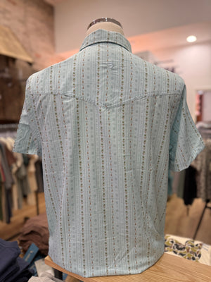 Burlebo Performance Western Shirt - Ranch Blue Jean