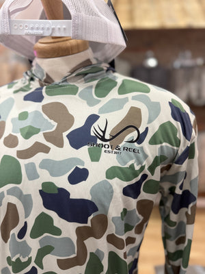 Shoot & Reel Brackish Men's Hooded Long Sleeve