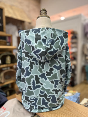 Local Boy Youth Hemlock Hoodie - Blue Dog & Moon Camo