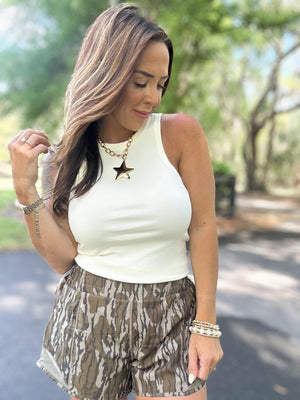 Not Just Your Basic Tank- Cream