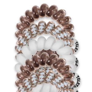 Spiral Hair Coils | Tiny | Truly Taupe Hair Ties