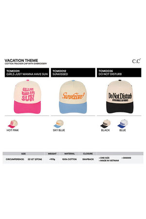 Sunkissed Trucker Hat