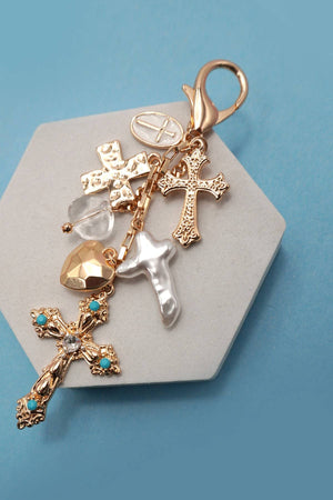 Western Heart Pearlized Cross