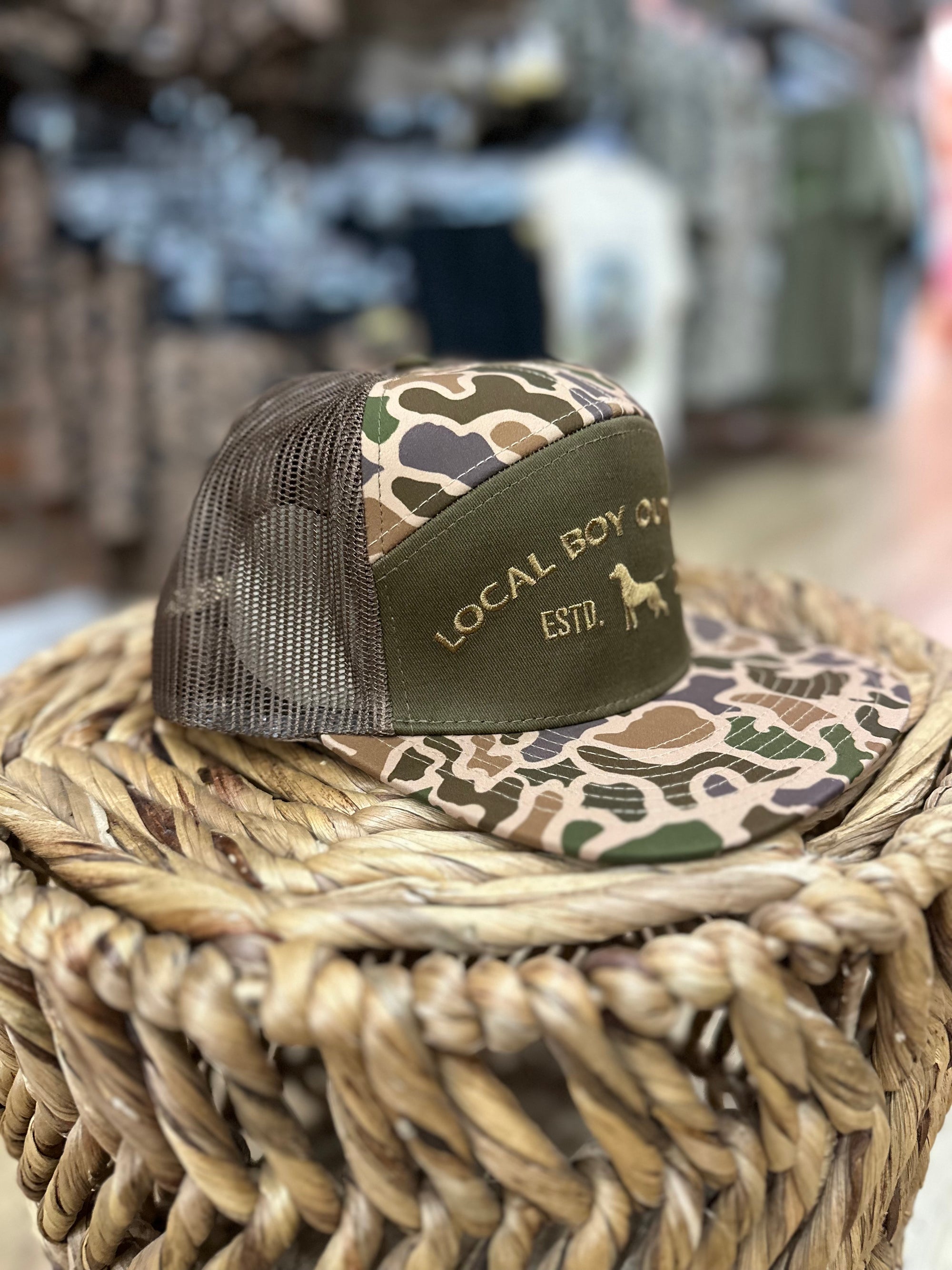 Local Boy Steady Glaze 7 Panel Hat