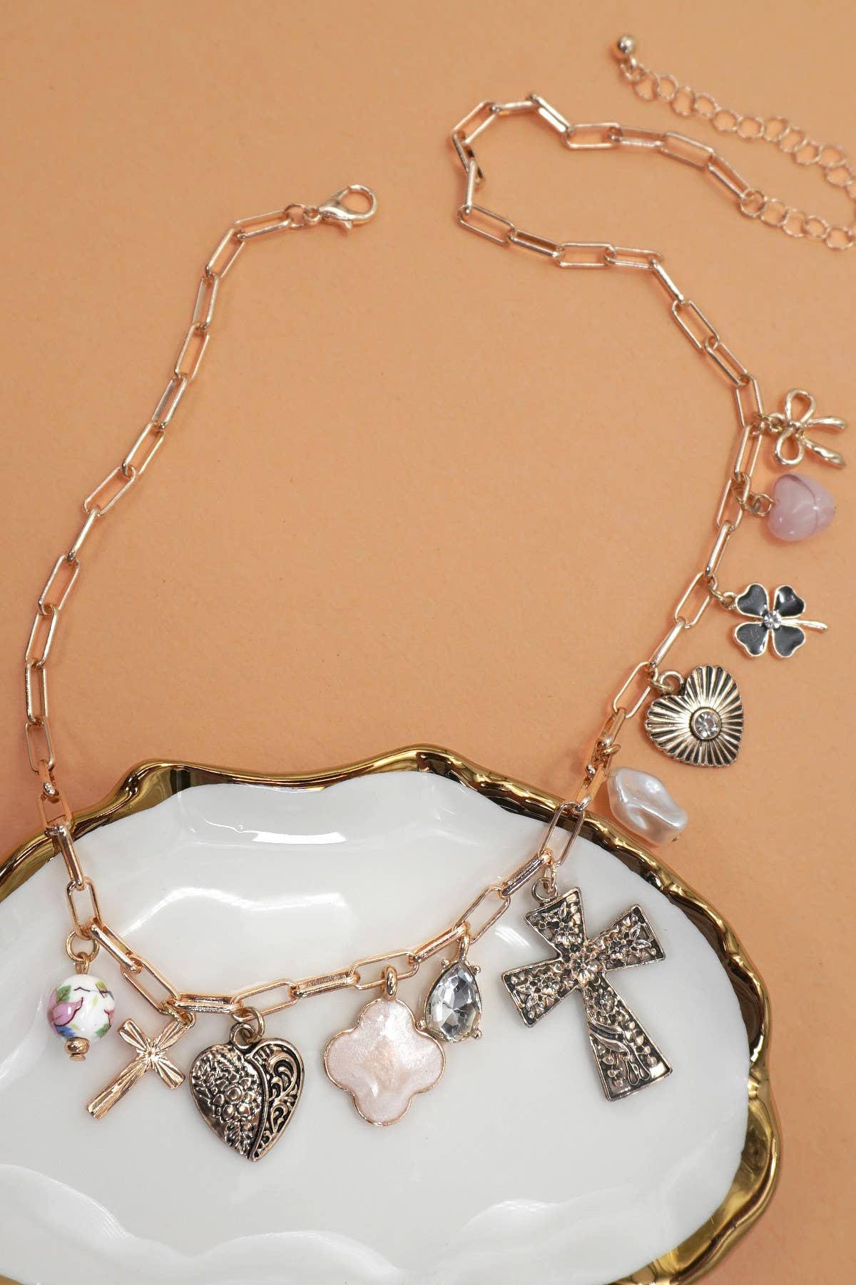 Count My Lucky Stars Charm Necklace