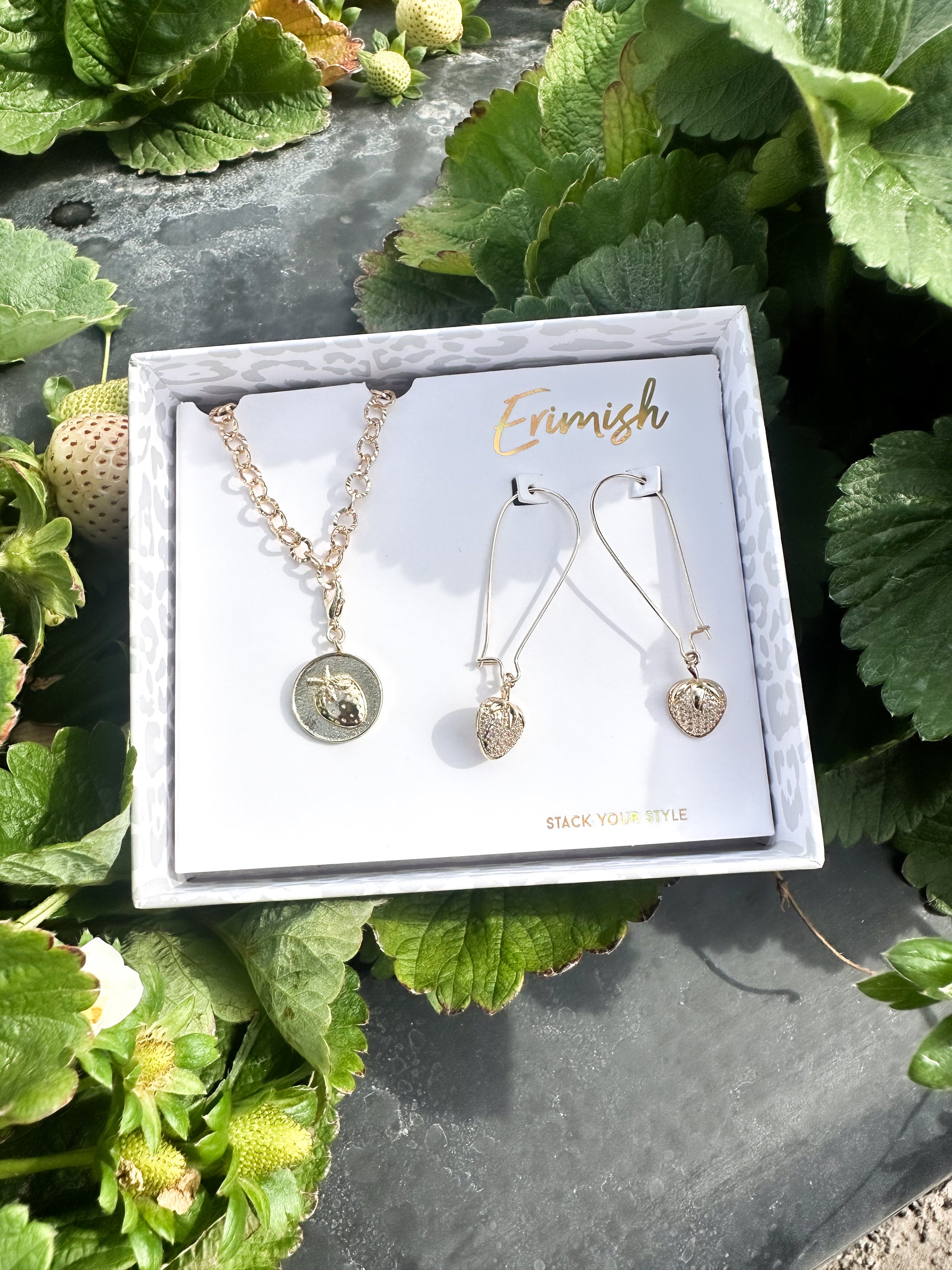 Small Town Girl Necklace + Earring Set