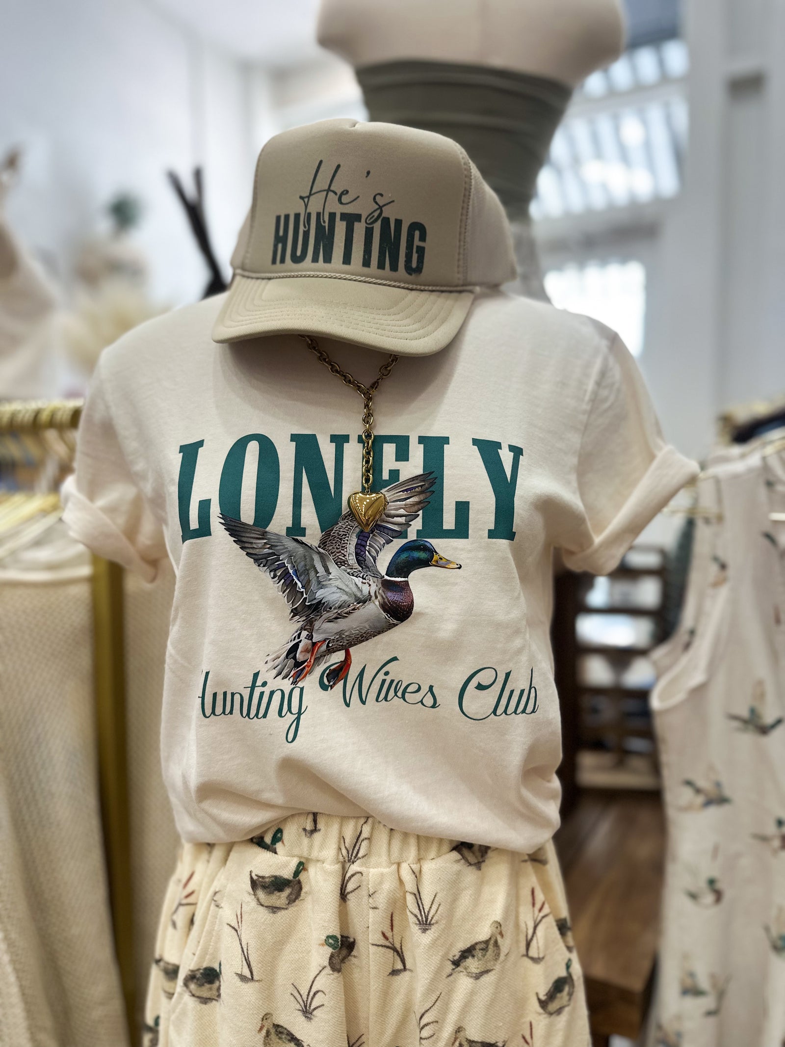 Lonely Hunting Wives Comfort Color Tee