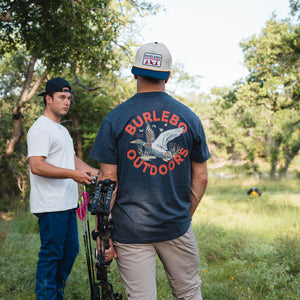 Old School Duck Hunt - Heather Navy