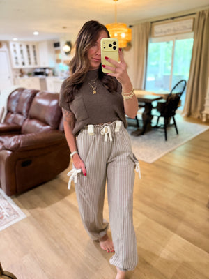Evelyn Pocket Detail Drop Shoulder Sweater