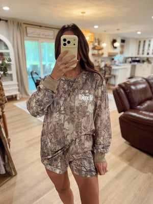 Birdie Lightweight Long Sleeve Camo Tee