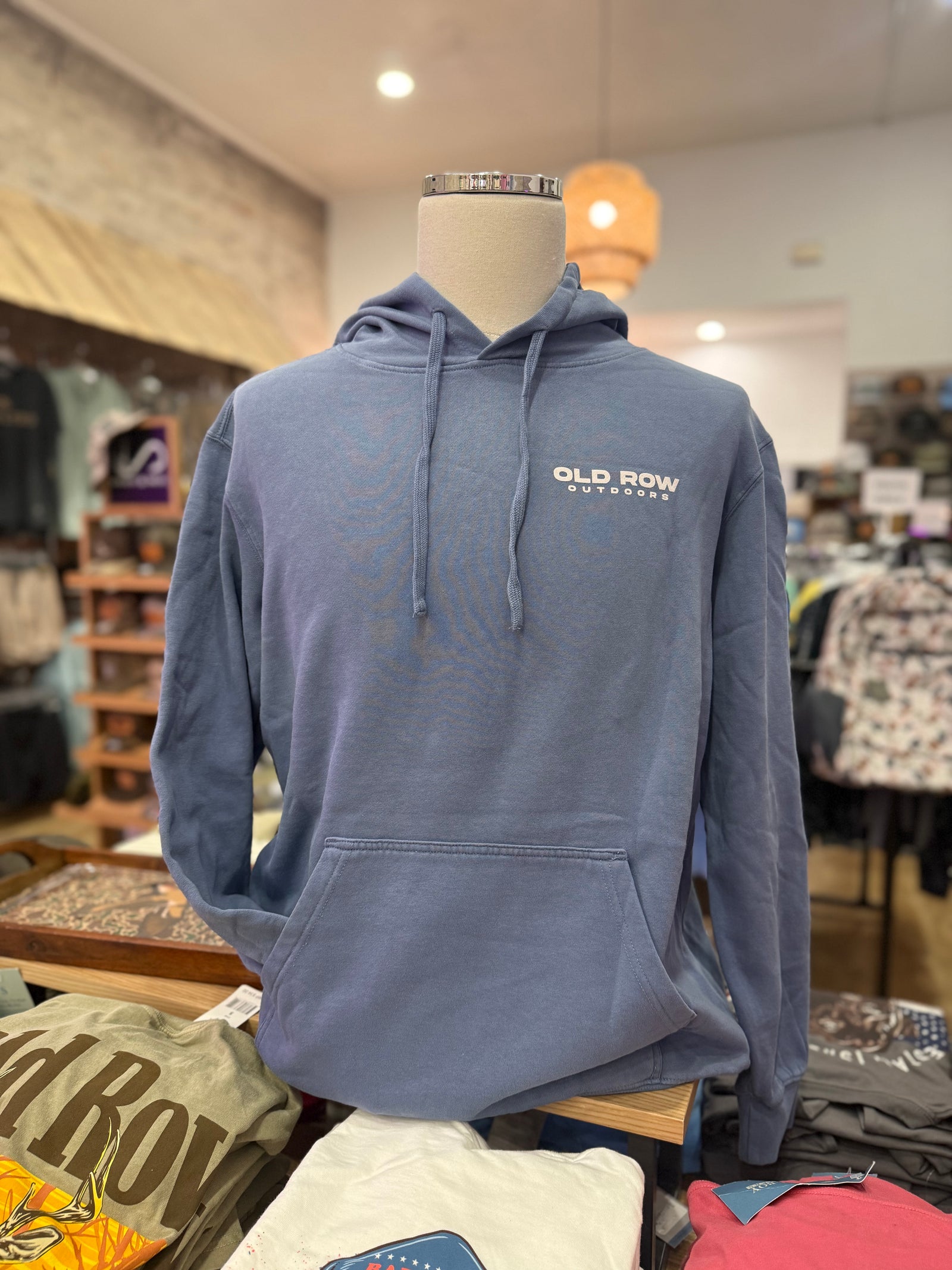 Old Row Outdoors 80s Camo Pigment Dyed Hoodie