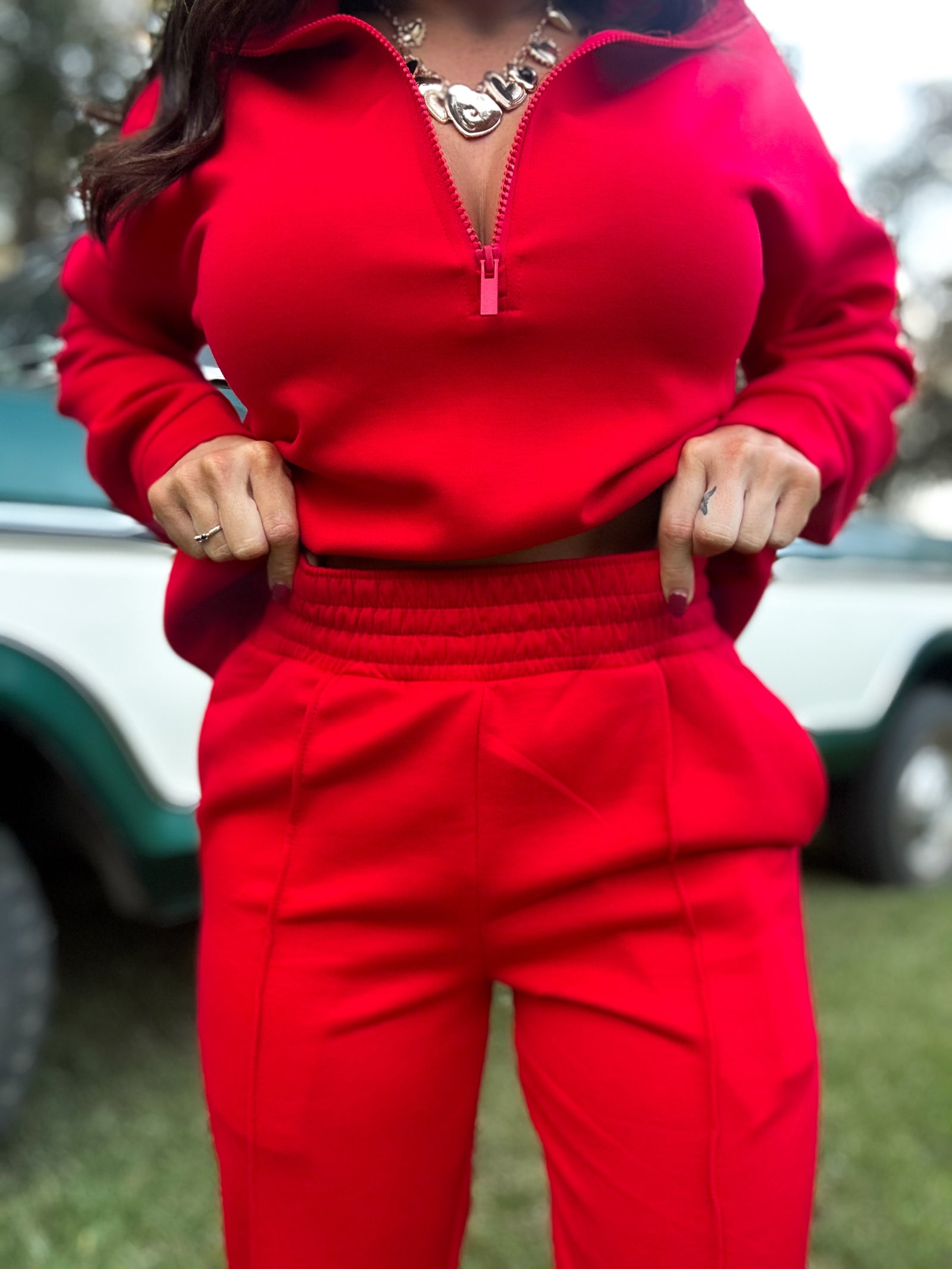 DOORBUSTER - Britt Scuba Joggers - Ruby