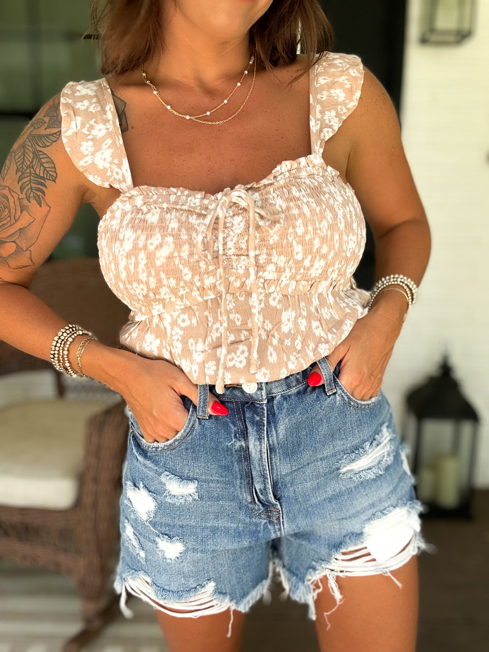 Feeling Overjoyed Ruffled Bodysuit