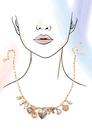 Petal Promise Charm Necklace