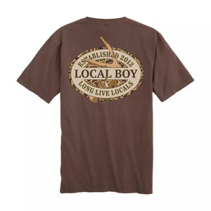 Youth Local Boy Old School Antler Oval Tee