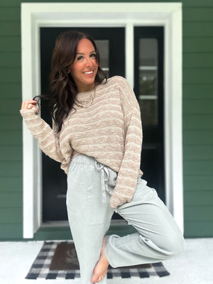 Essie Tensel Tapered Pants - Sage