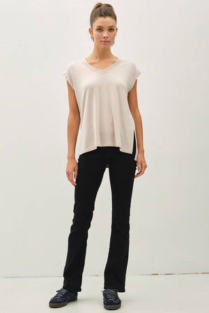 Quinn Dolman Sleeve Top - Mocha