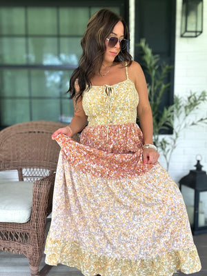 Ivy Patchwork Maxi Dress