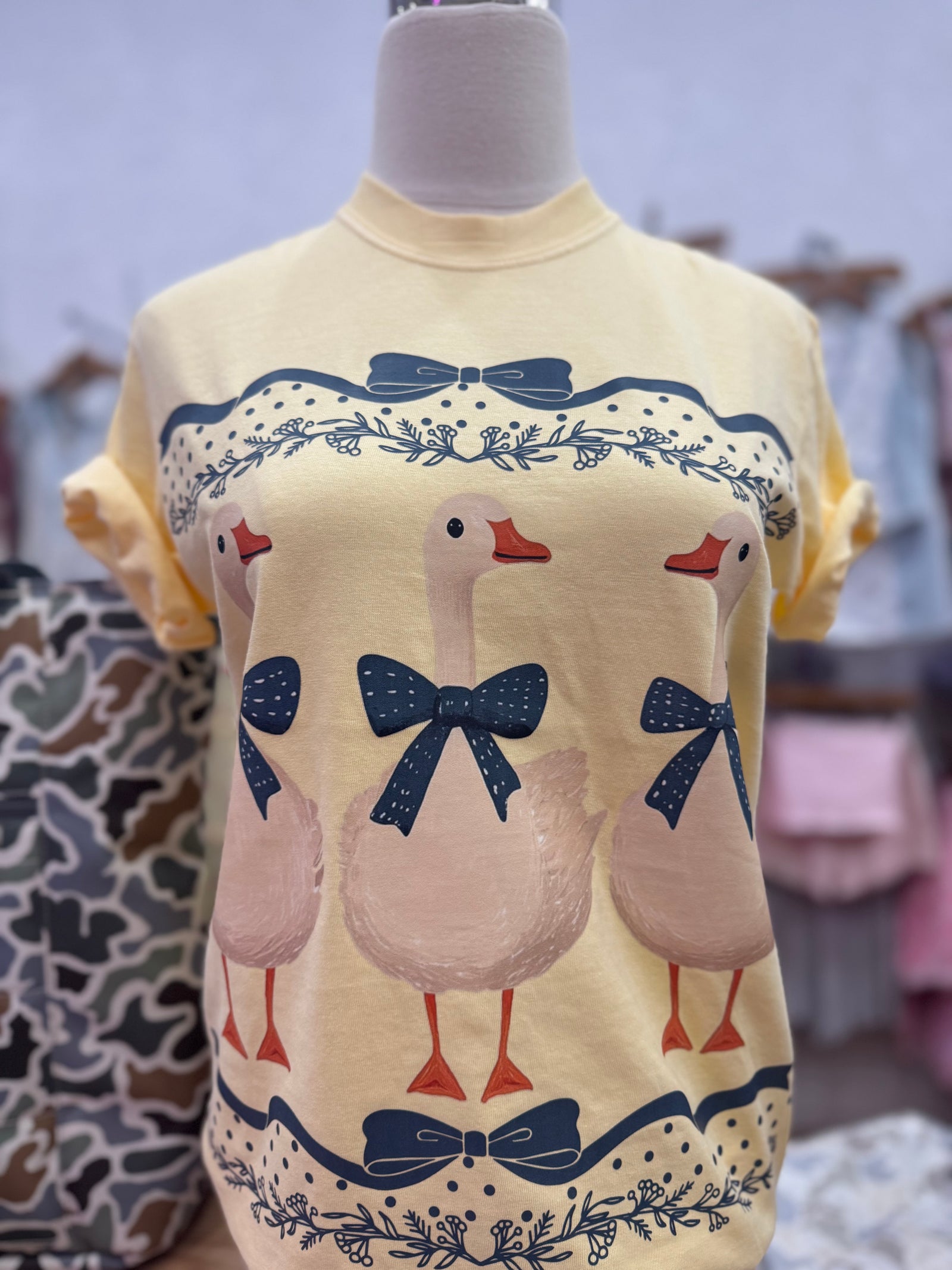Granny Goose Comfort Colors Tee - Yellow