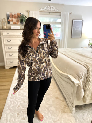 Bottomland Camo Pullover