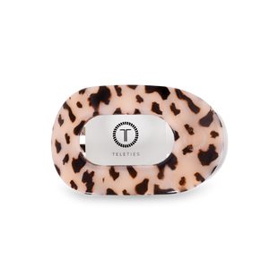 Round Flat Hair Clip | Medium | Blonde Tortoise