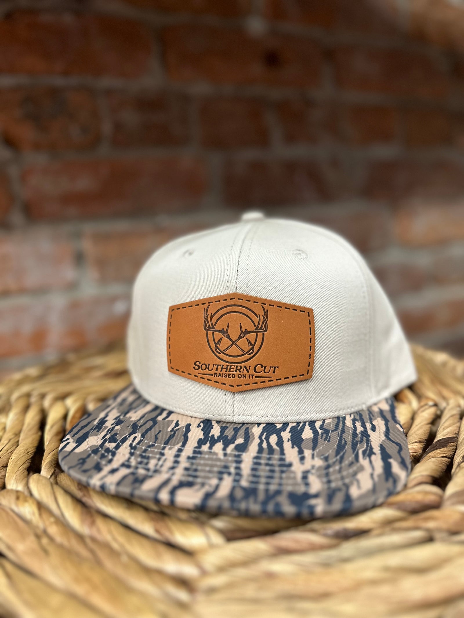 Southern Cut Bottomland Bill Leather Patch Hat