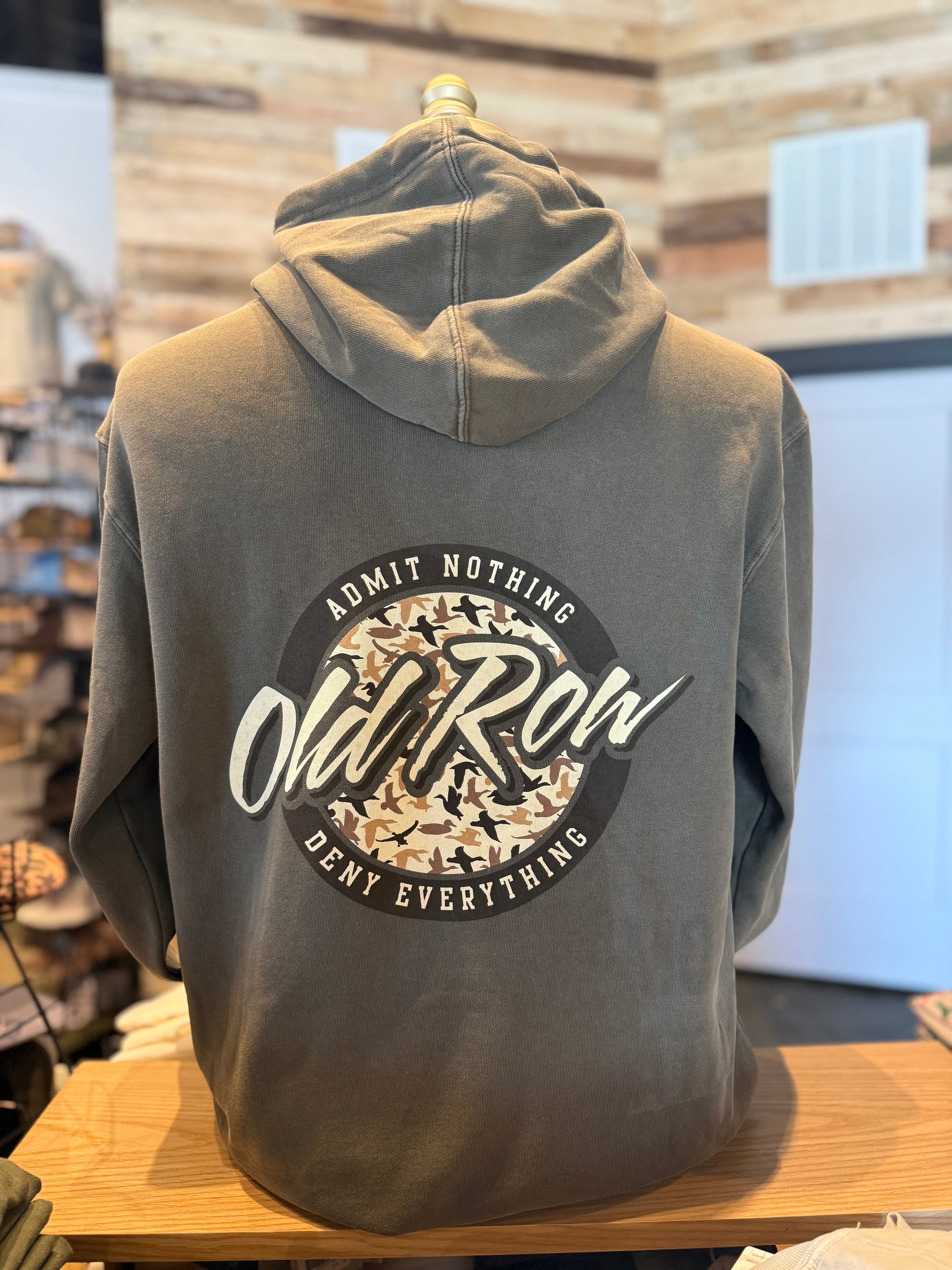 Old Row Duck Camo Circle Logo Hoodie