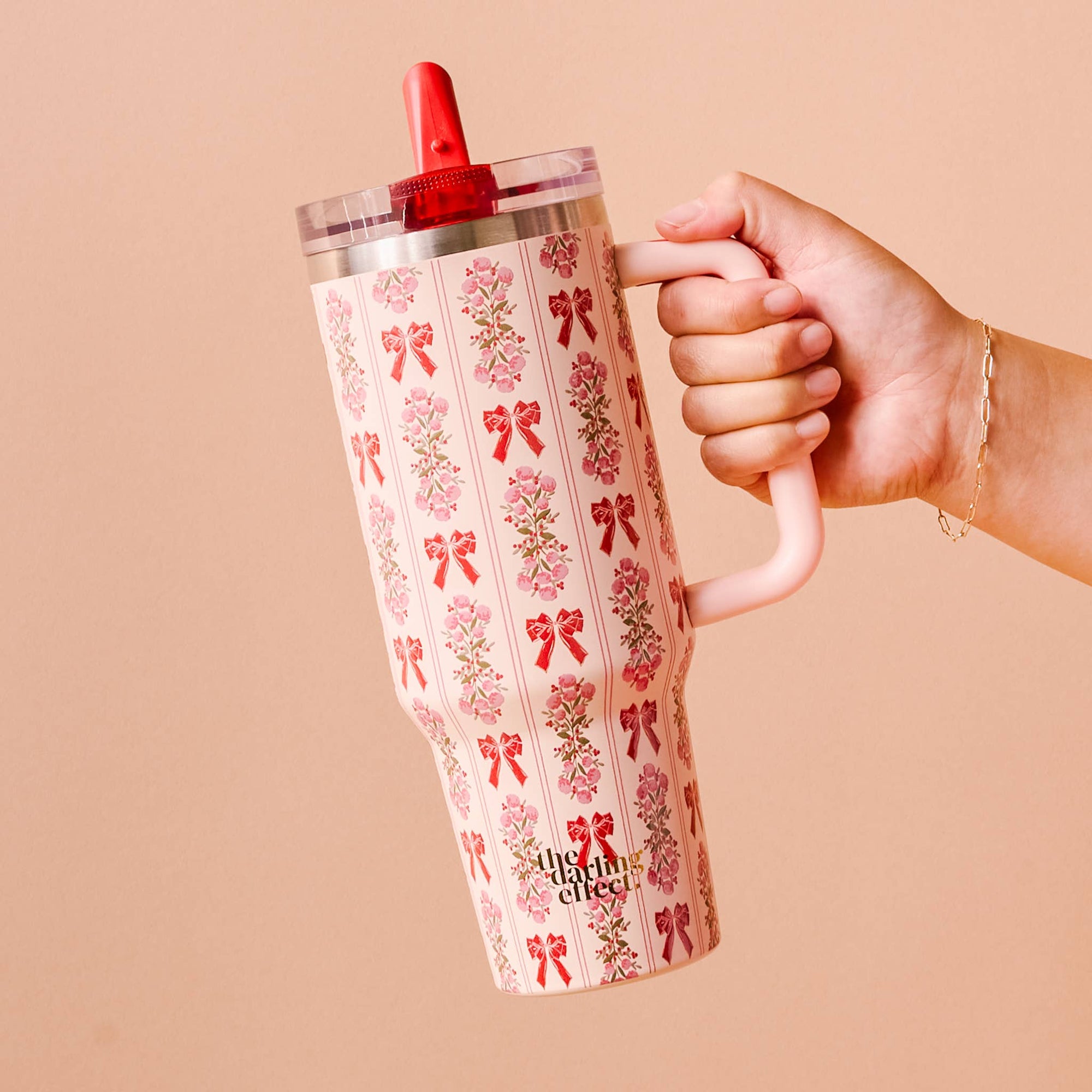 40 oz Lifestyle Flip Straw Tumbler-Oh So Merry