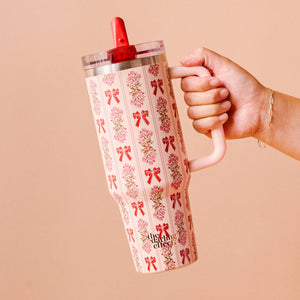 40 oz Lifestyle Flip Straw Tumbler-Oh So Merry