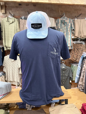 Local Boy Distressed LCF Cobalt Dog & Moon Tee