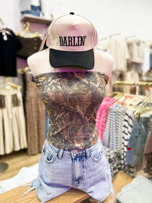 Bronwyn Bottomland Camo Tube Top