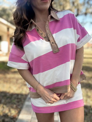 Play with My Heart Striped Top
