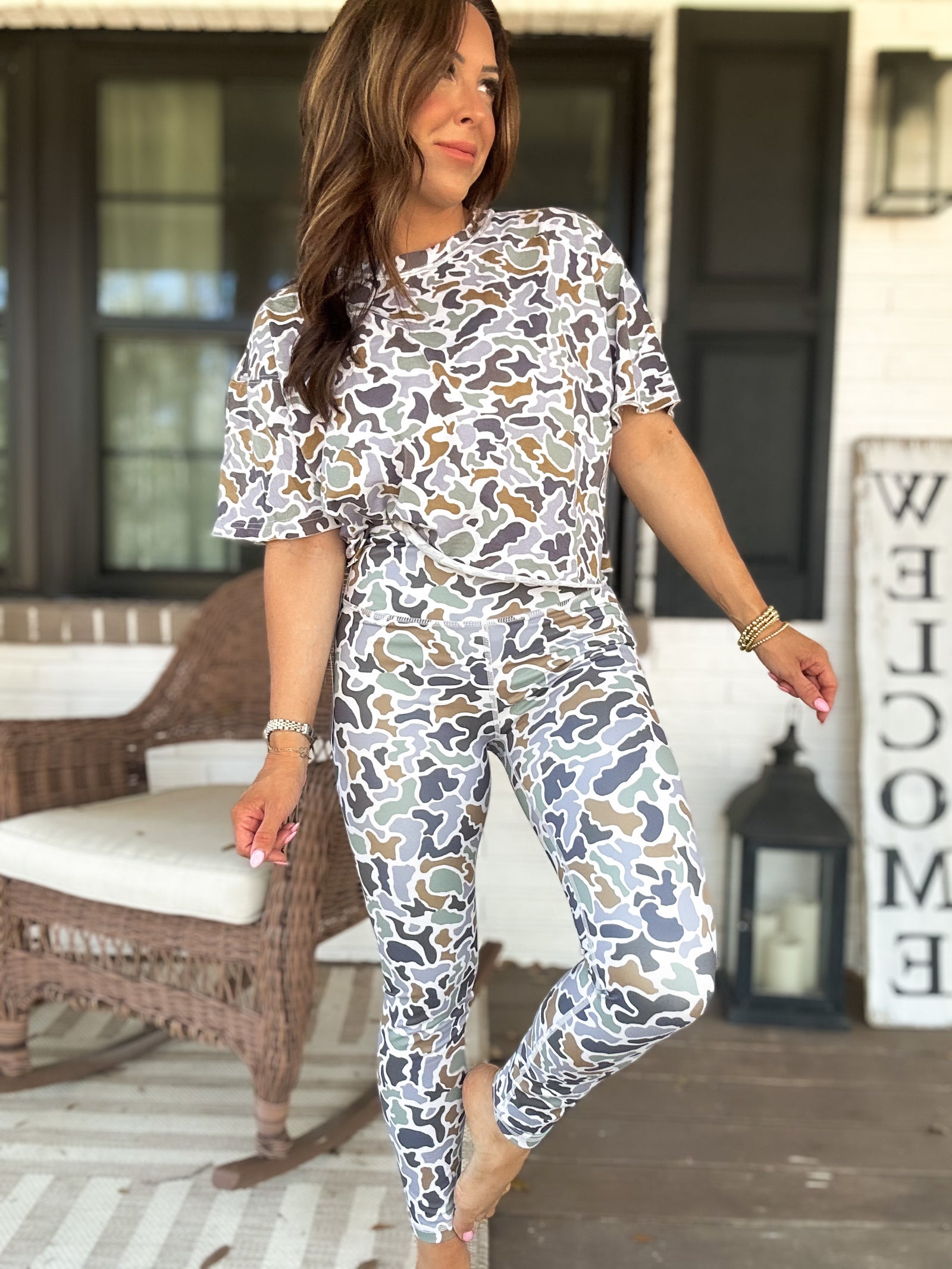 Local Girl Leggings - Localflage Bluff