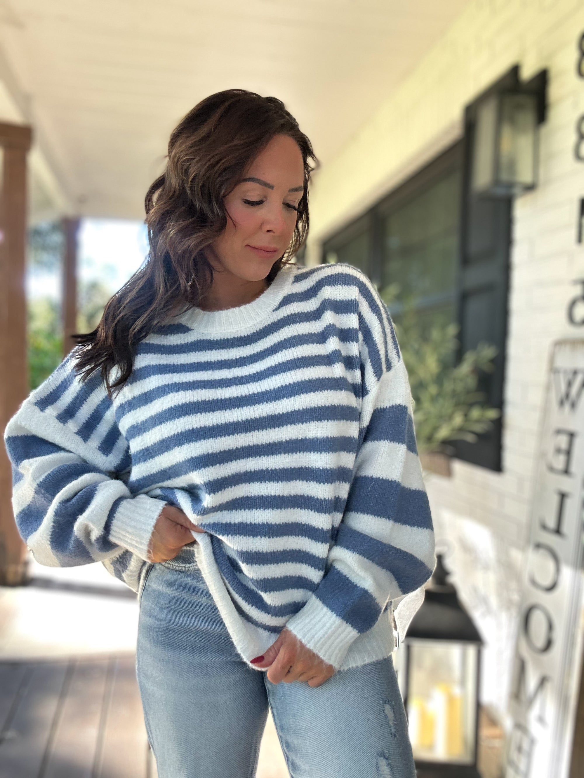 Becca Striped Sweater