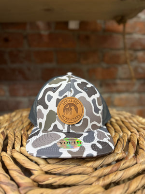 Local Boy Youth Leather Patch Trucker Hat