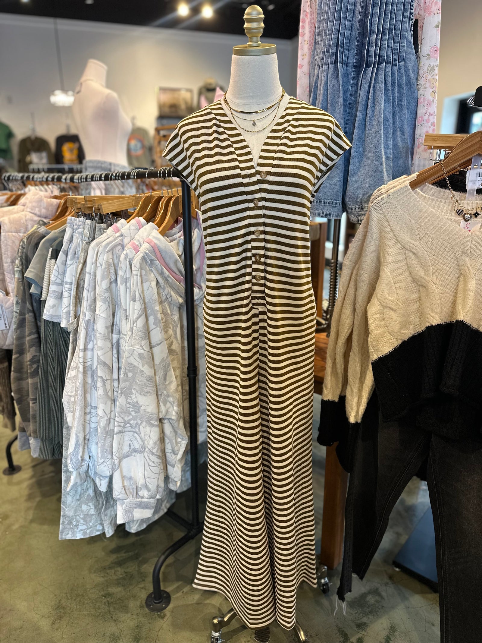 Kate Striped Wide Leg Jumpsuit