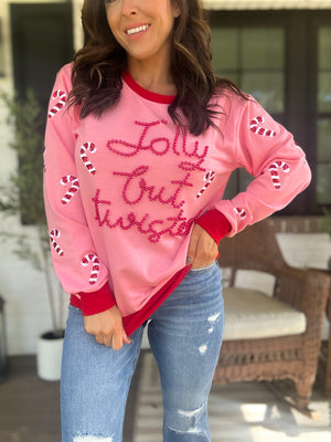 Jolly But Twisted Beaded Top