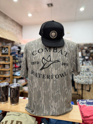 Combat Waterfowl Bottomland Washed Out Vintage Logo Tee
