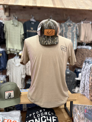 Shoot & Reel FL Flag/Gator Tee - Khaki