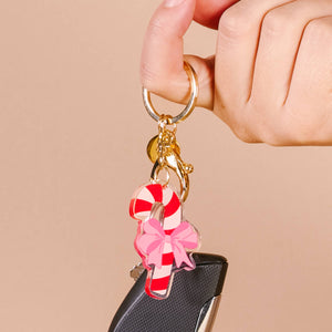 Acrylic Keychain-Candy Cane