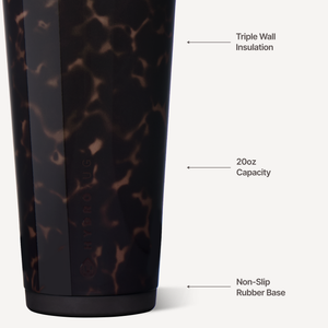 Hydrojug 20oz Tumbler - Mocha Tortoise