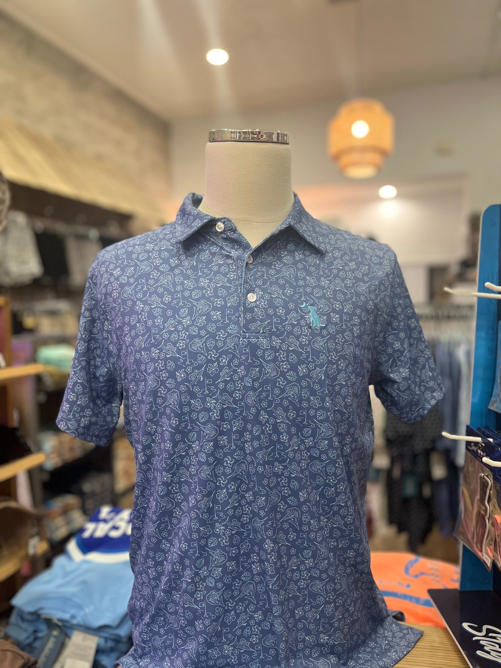 Local Boy Dirty Myrtle Polo - Sailfish Scramble