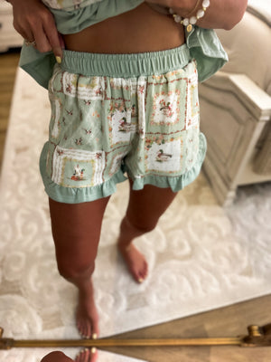 Abigail Floral Mallard Lounge Shorts