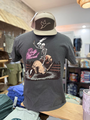 Skelly On Da Bull Tee - Pepper