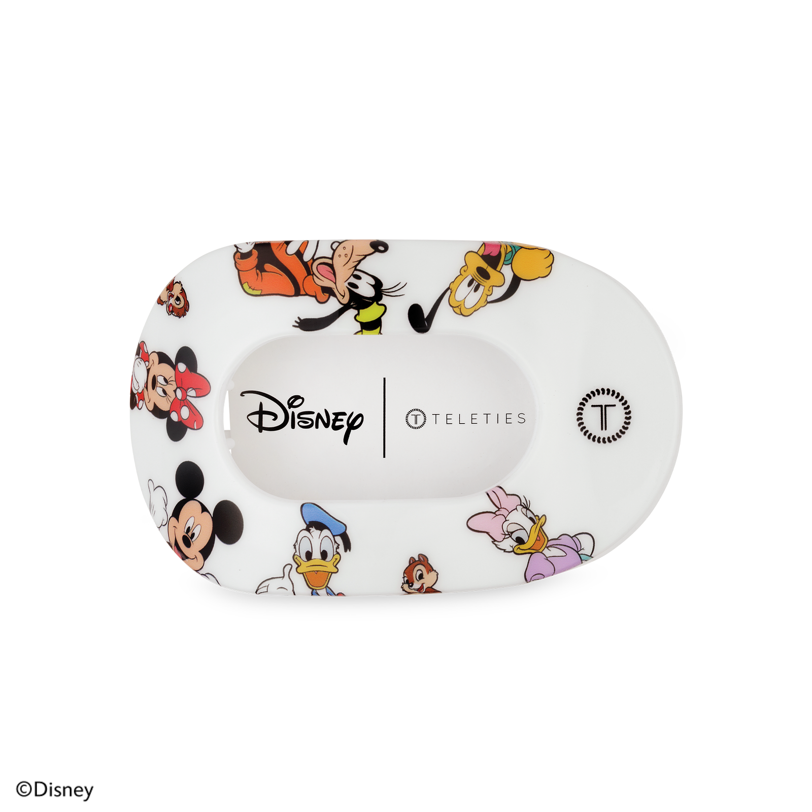 Flat Round Hair Clip | Medium | Mickey and Friends