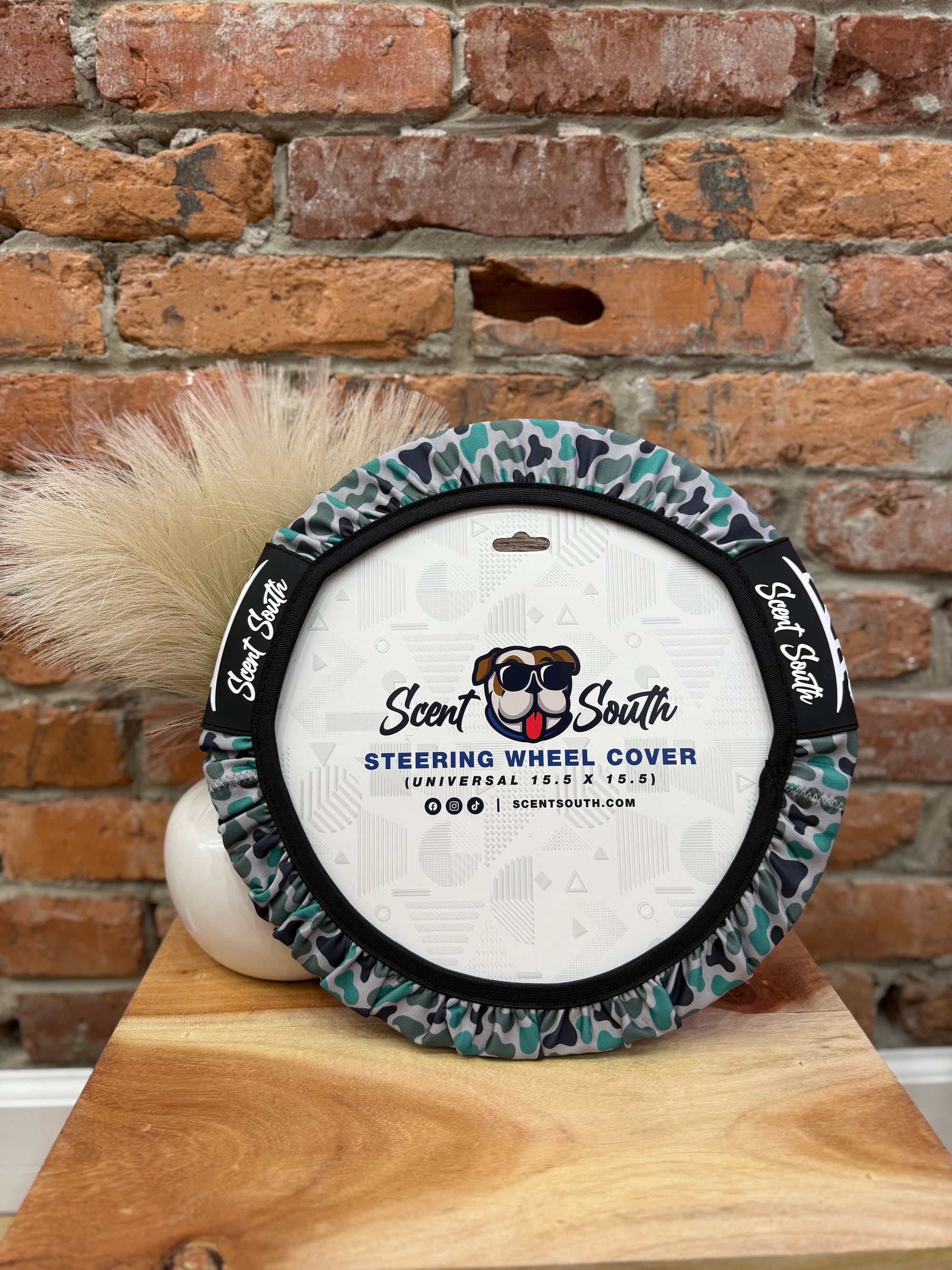 Steering Wheel Cover - Marsh Camo