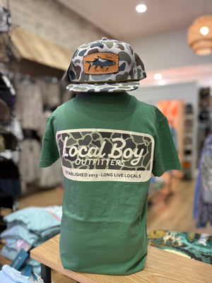 Youth Local Boy Brush Camo Mark Tee