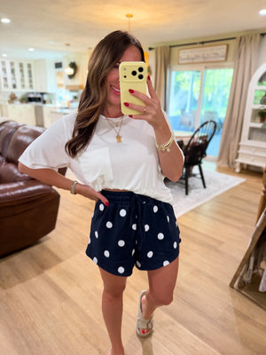 Crosby Boyfriend Pocket Tee - White