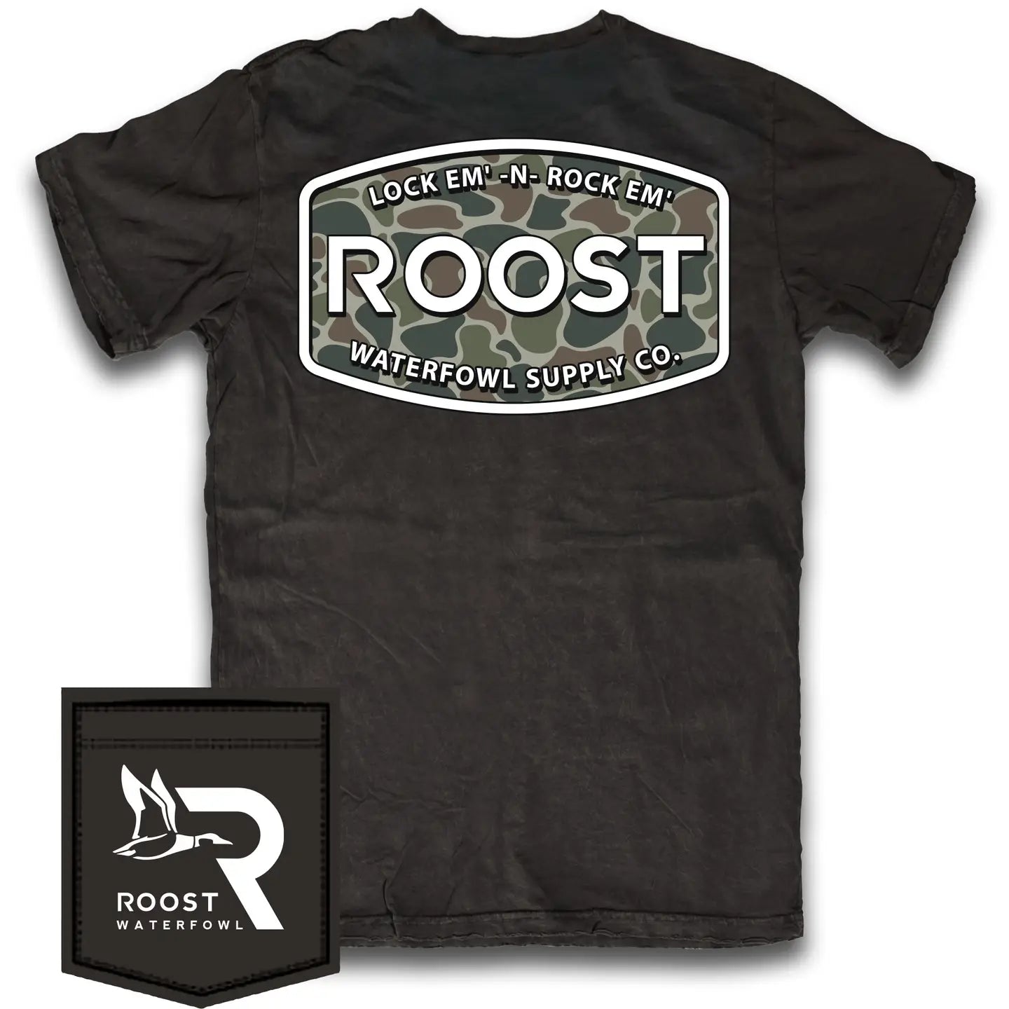 Roost Camo Logo Tee - Adult & Youth