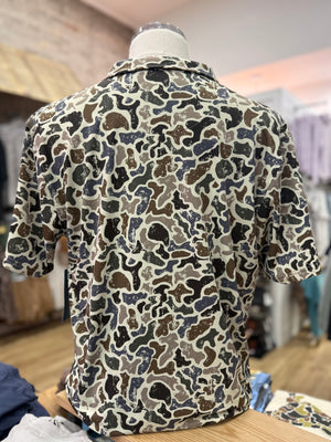 Local Boy Dirty Myrtle Polo - Distressed Localflage Camo